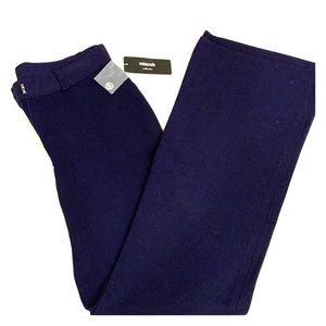 Navy Misook Boot Cut Pants